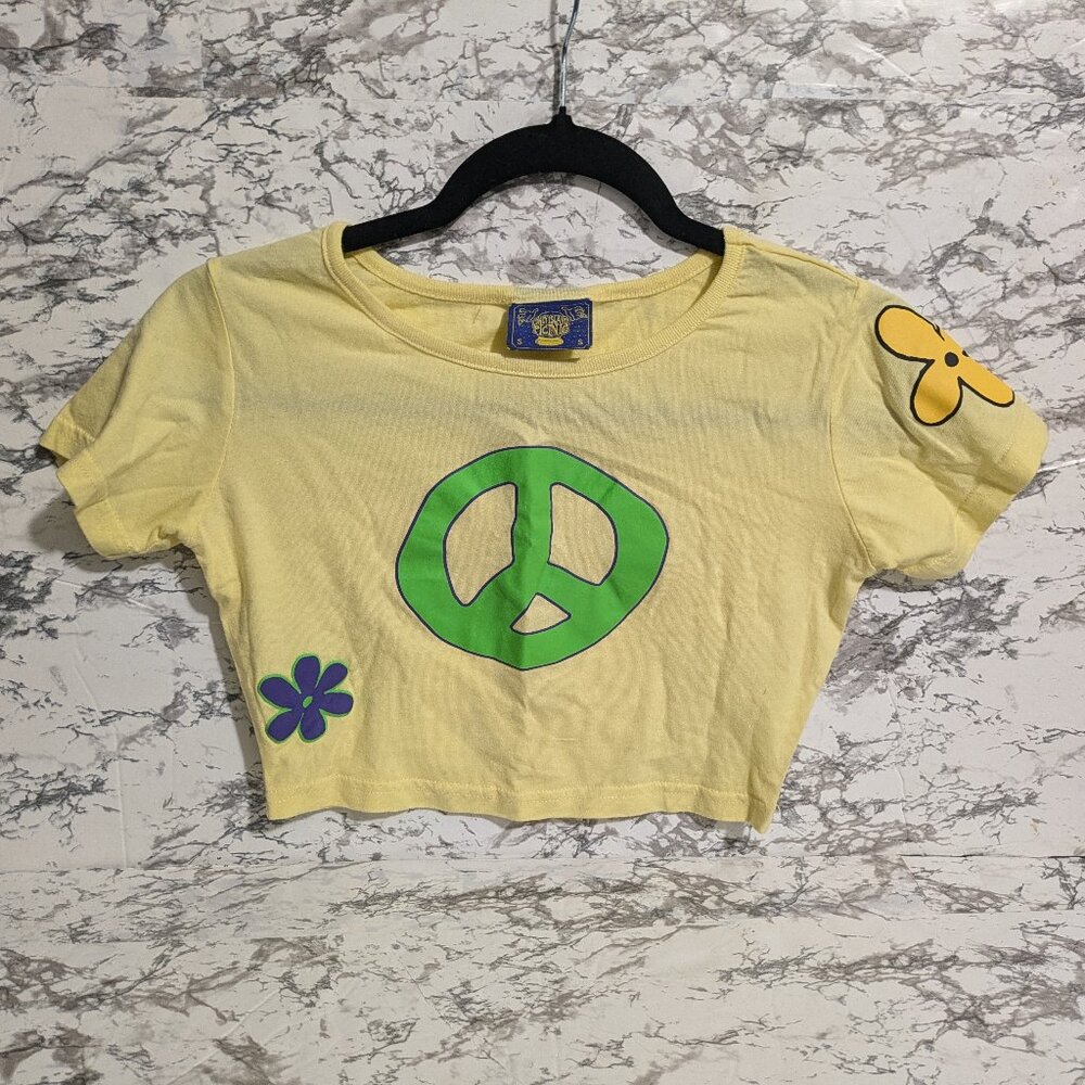 Coney Island Picnic - Peace Power Crop Top